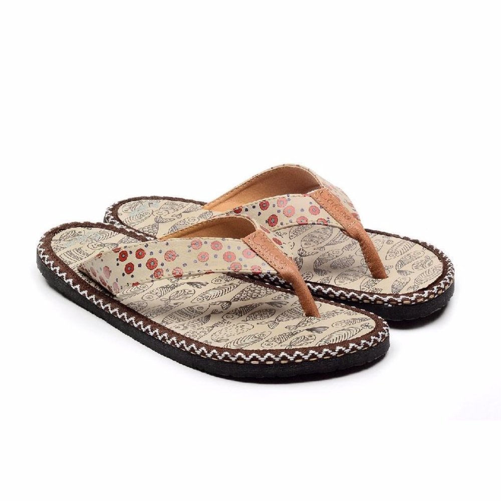 Fishy Fishy Fishy Fish Flip-Flop - Calceo Line of Goby Shoes